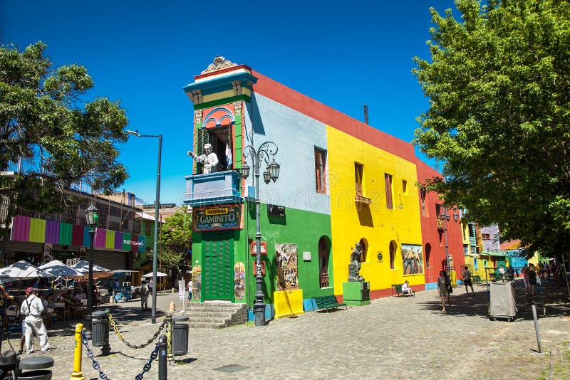 Colorful Houses at Caminito Street in La Boca, Buenos Aires. Argentina  Editorial Photo - Image of basic, sightseeing: 150762416