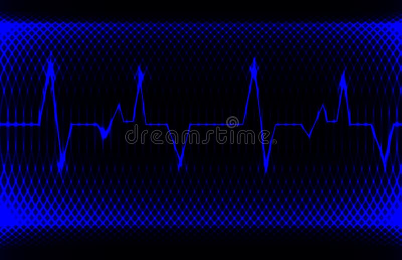 Colorful human heart normal sinus rhythm, electrocardiogram record. Bright and bold design. EPS10