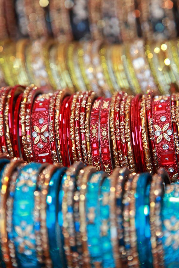 Colorful indian bangles