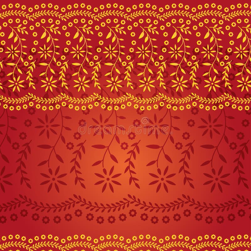 Colorful Indian Saree Background Stock Vector 