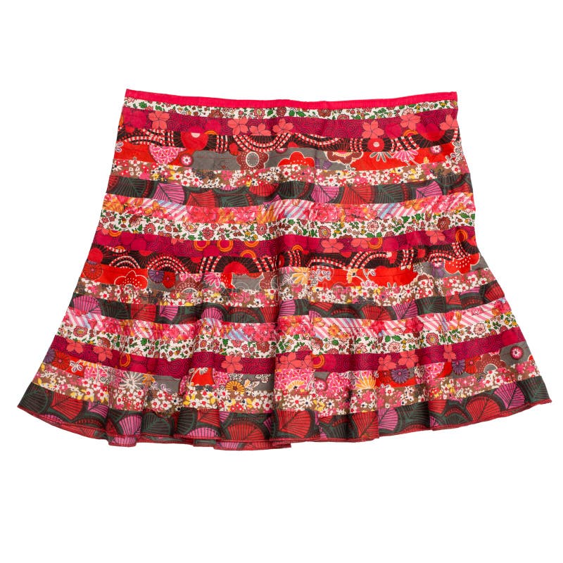 Colorful Indian Style Skirt Stock Photo - Image of detail, textured ...