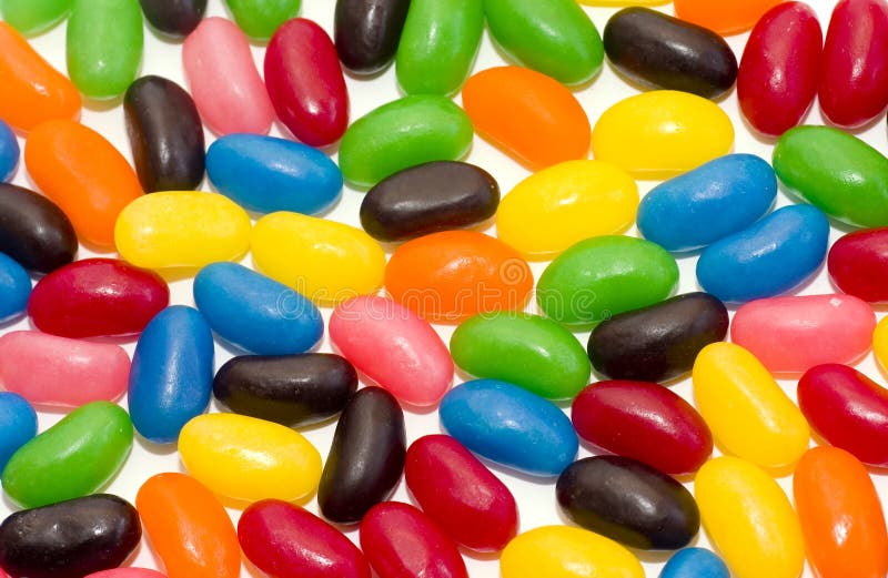 Colorful Jelly Beans royalty free stock image