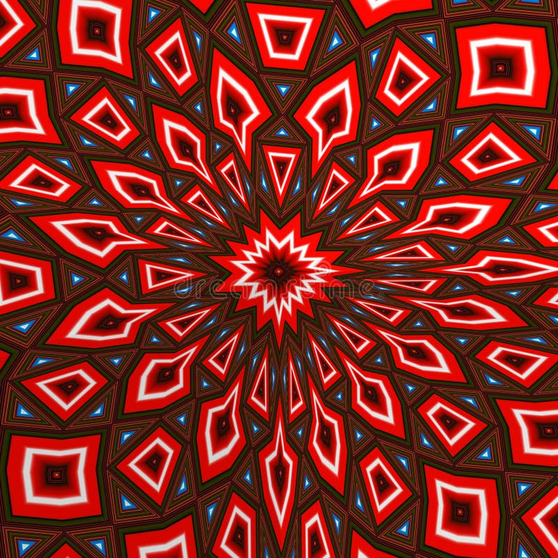 Colorful kaleidoscope with symmetrical patterns. vector illustration