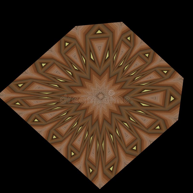 Colorful kaleidoscope with symmetrical patterns. royalty free illustration