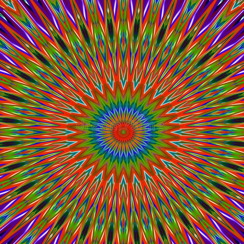 Colorful kaleidoscope with symmetrical patterns. vector illustration