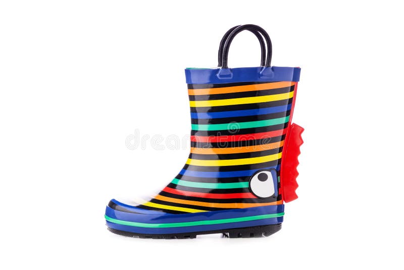 colorful rubber boots