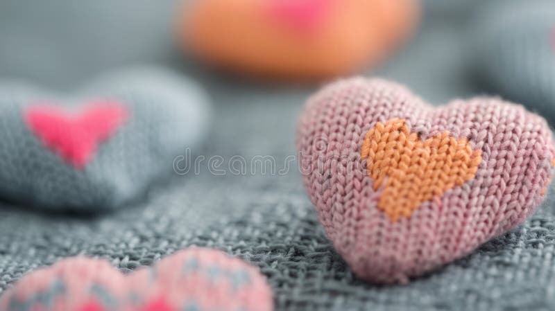 Scattered Hearts Soft Knit Scattered Hearts Soft Knit