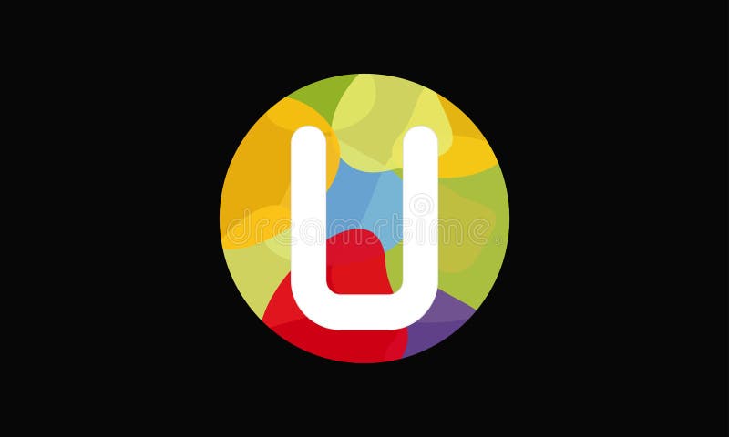 Colorful Letter U Logo Design Vector Template Abstract Technology