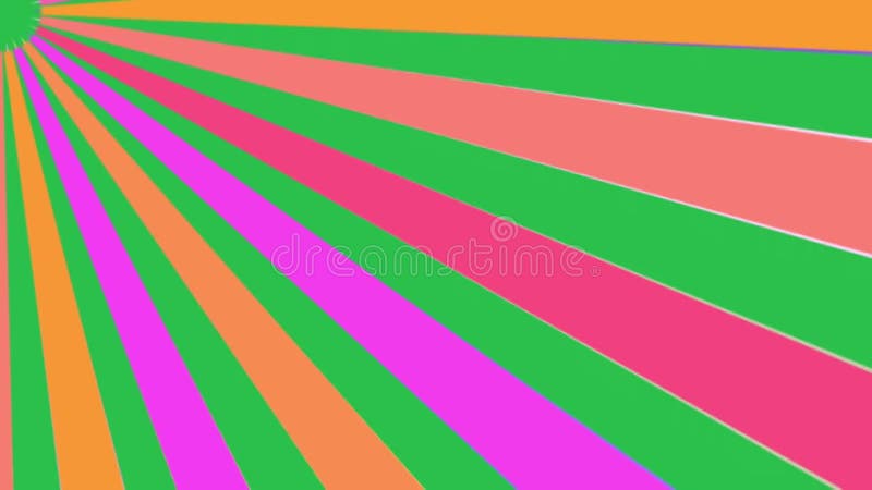 Colorful light rays spinning on green screen background motion graphic effect. vector illustration