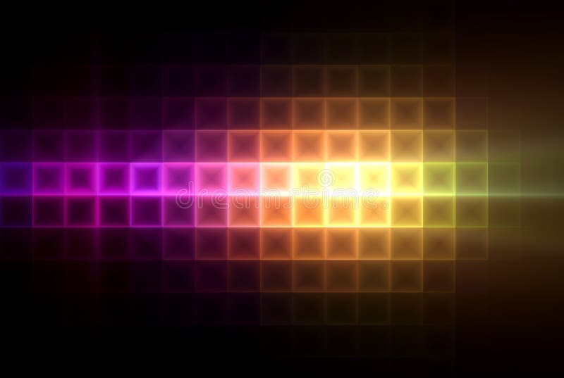 Colorful light squares background