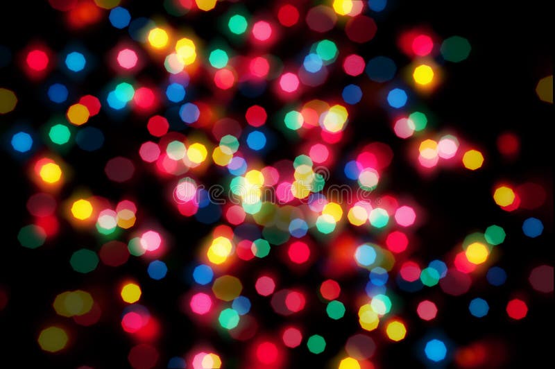 Colorful lights bokeh stock image. Image of green, bright 17007889