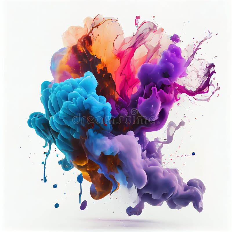 A colorful liquid is floating in the air on a white background with a white background and a white background vector illustration