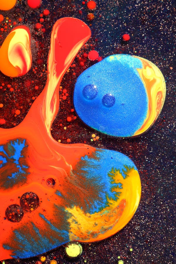 Colorful Liquid Paints