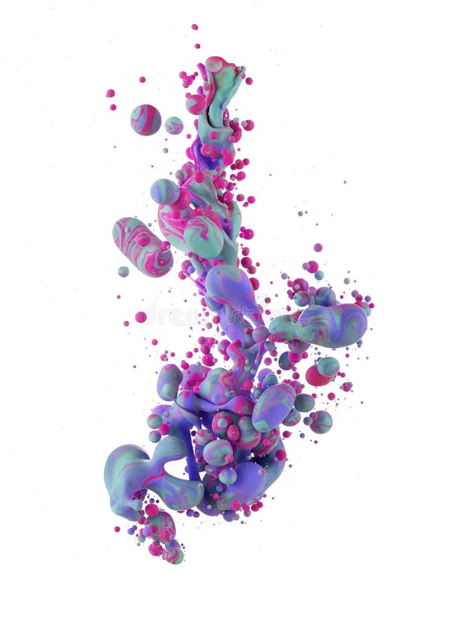 Colorful liquids mixing under water royalty free stock image Colorful liquids mixing under water royalty free stock image