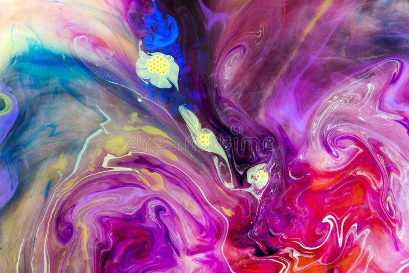 Download Colorful Liquids Underwater. Colorful Abstract Composition. Stock Photo - Image: 58076262