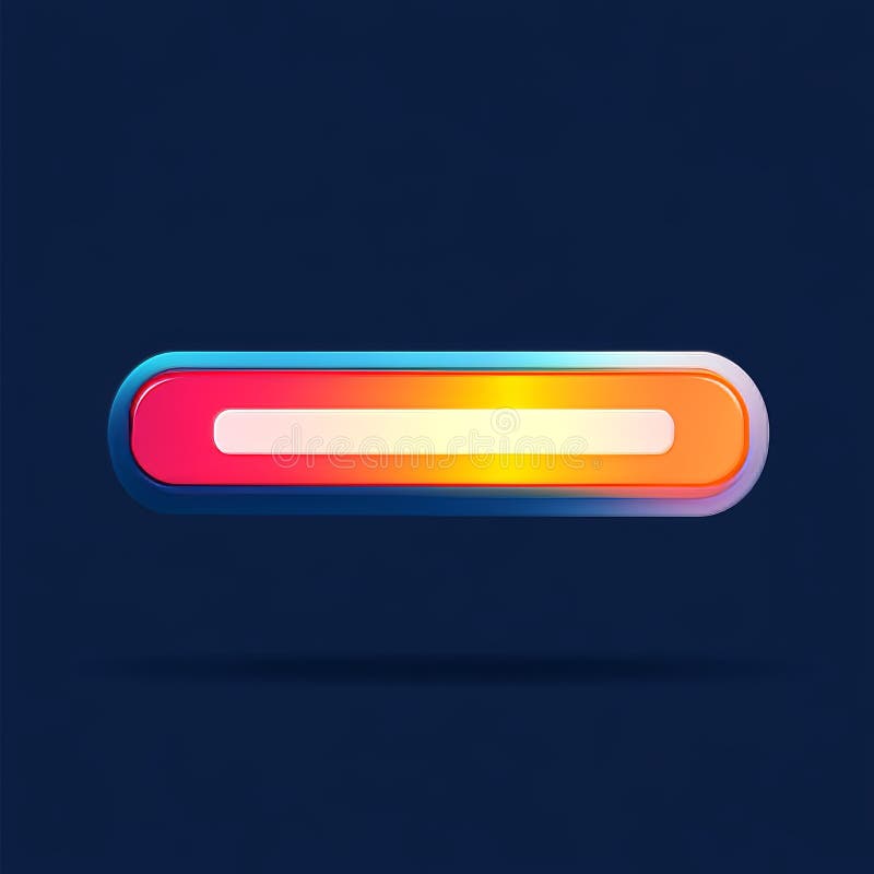 Colorful loading bar on blue background. Vector illustration. Eps 10. stock illustration