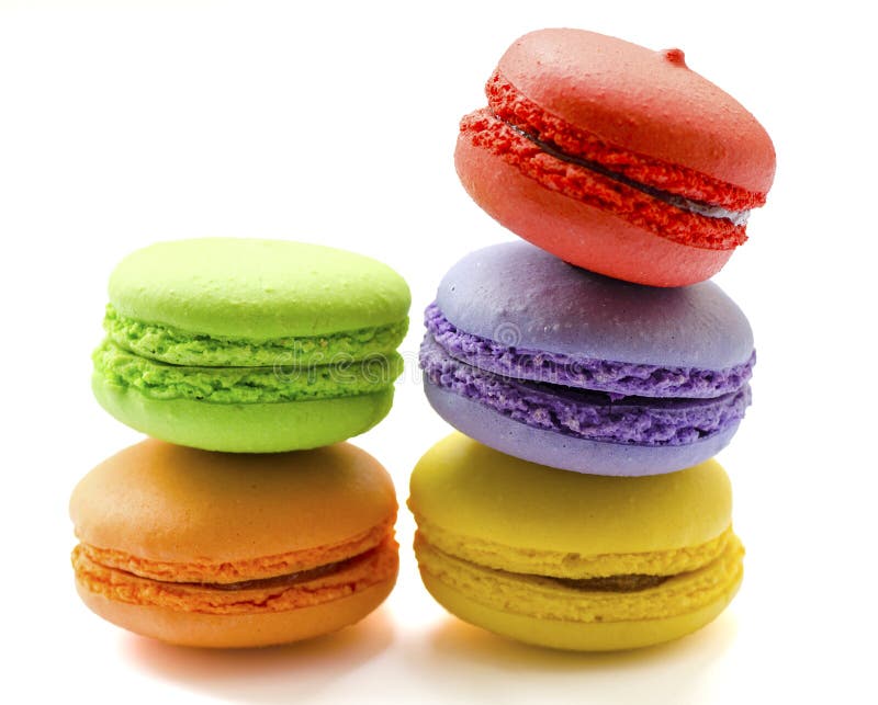 Colored macaroons stock image. Image of food, restaurant - 92820927