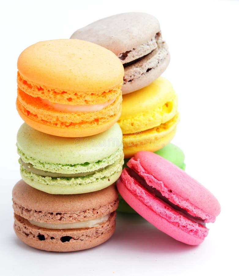 Colorful macaroons stock photo. Image of flavor, macaroons - 28726818