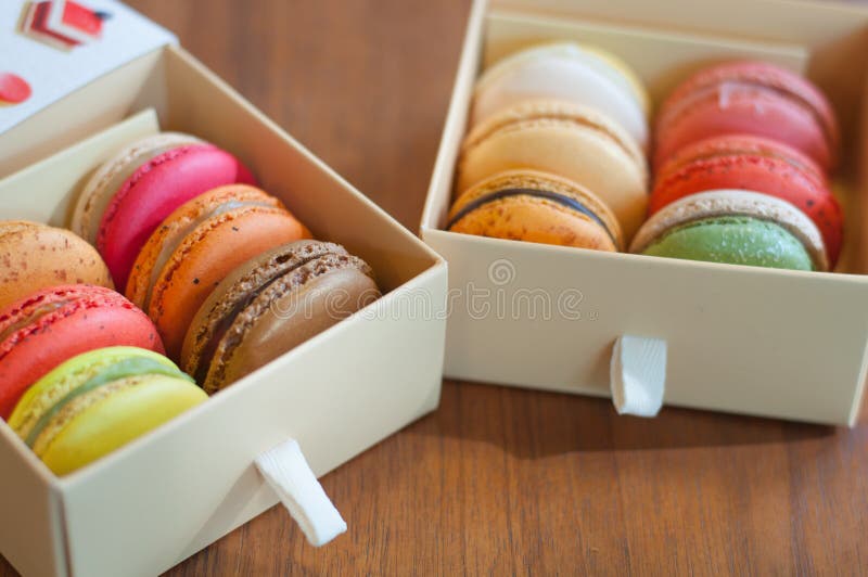 Colorful macaroons