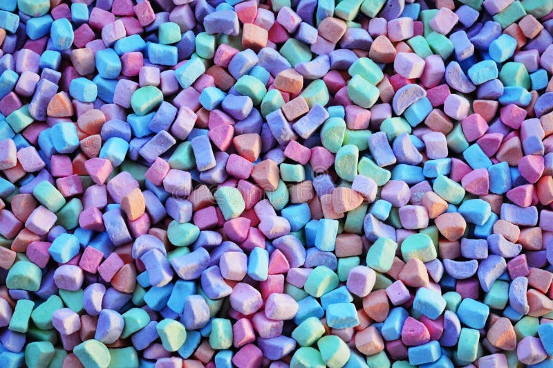 Colorful Marshmallows Background