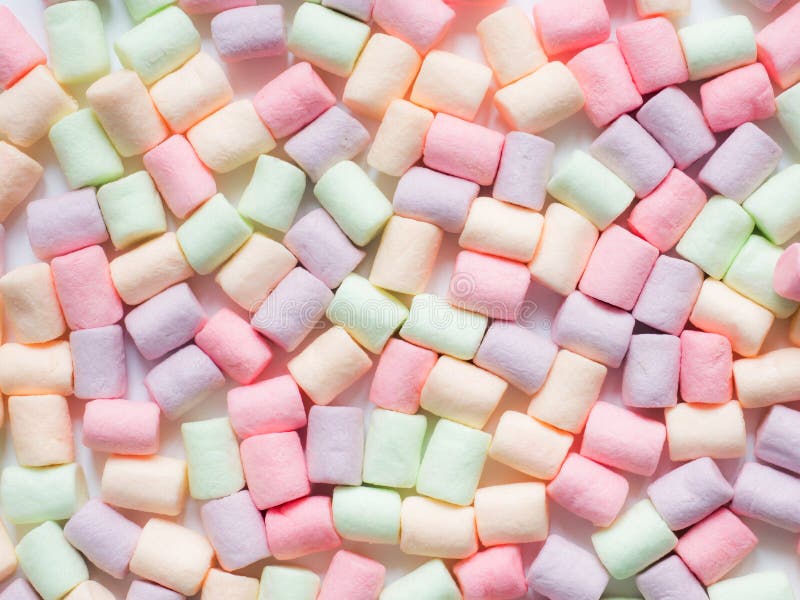Colorful Marshmallows Candy for Background Uses Stock Photo Image of