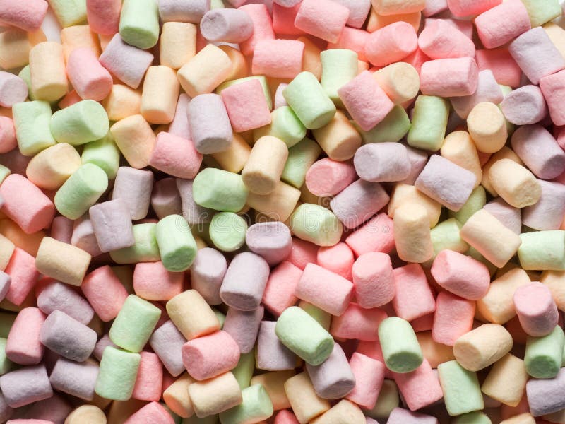 Colorful Marshmallows Candy for Background Uses Stock Photo Image of