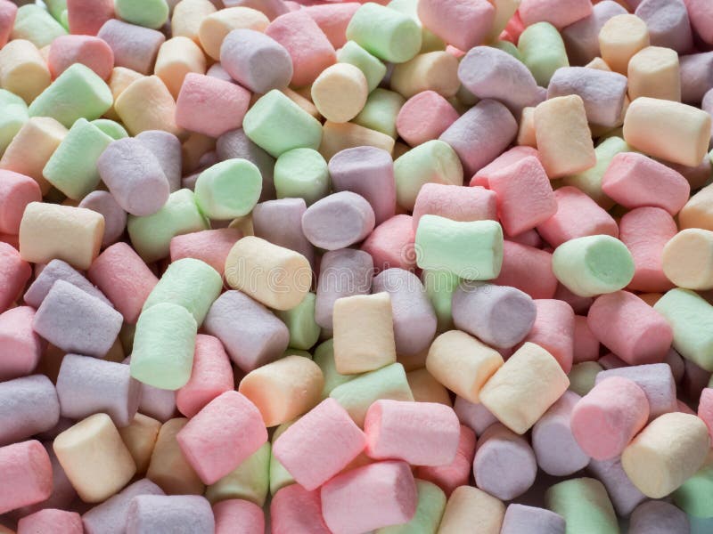 Colorful Marshmallows Candy for Background Uses Stock Photo Image of