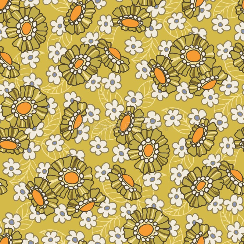 wallpapers 70S Flowers Vector dreamstime com