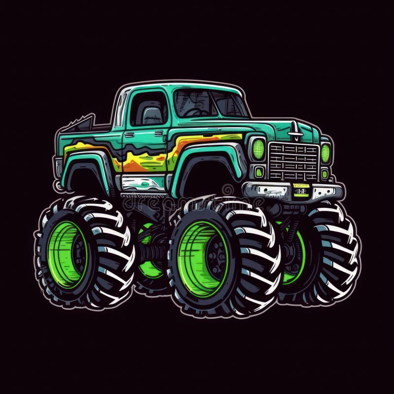 6+ Thousand Cartoon Monster Truck Royalty-Free Images, Stock Photos &  Pictures