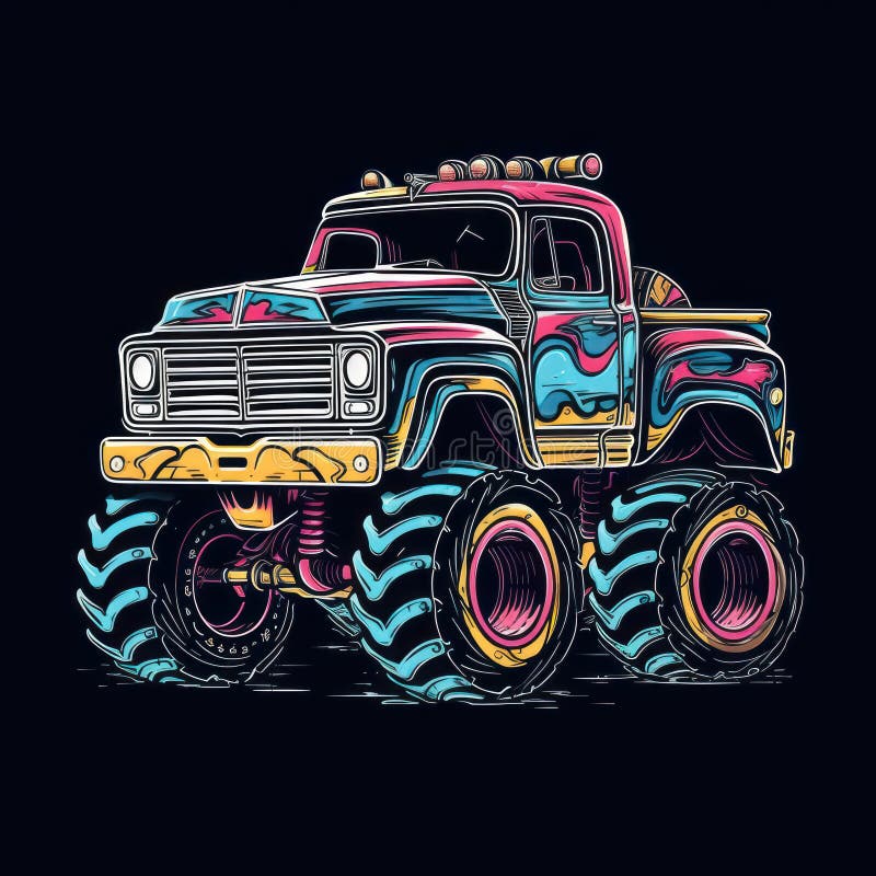 6+ Thousand Cartoon Monster Truck Royalty-Free Images, Stock Photos &  Pictures