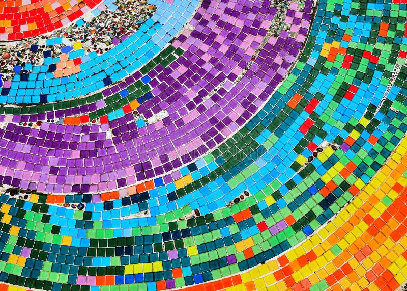 Fundal mozaic colorat stock photos