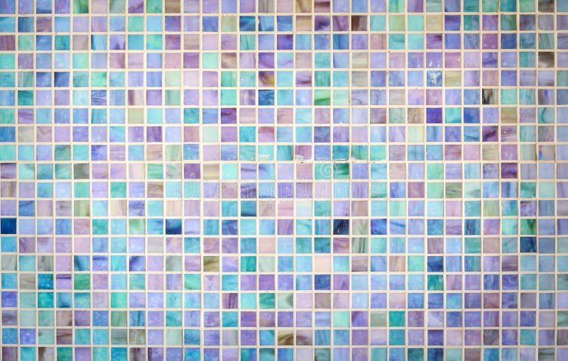Perete din sticlă mozaic colorat stock images