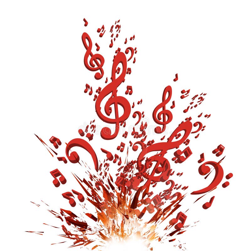 Colorful Music Explosion Background Stock Vector Illustration of colorful, illustration 43514034