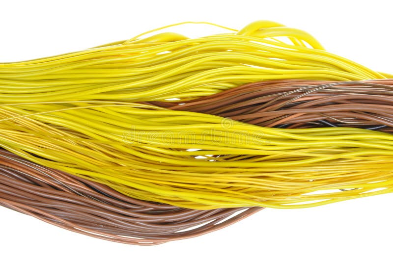 Colorful network cables royalty free stock images