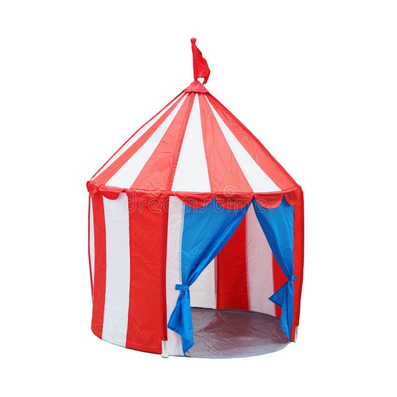 Children`s Circus Tent, Sun Effects on the Roof Stock Photo - Image of  comedy, light: 146428862