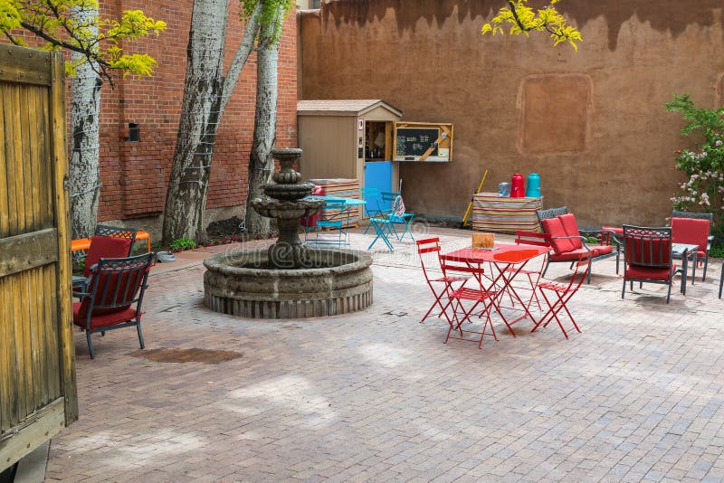 Colorful Outdoor Coffee Bar Stock Photo Image of colors, exterior