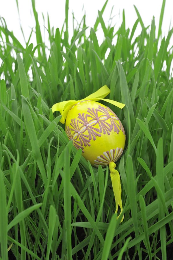 Colorful Painted Easter Eggs Stock Photo Image of biologic, meadow