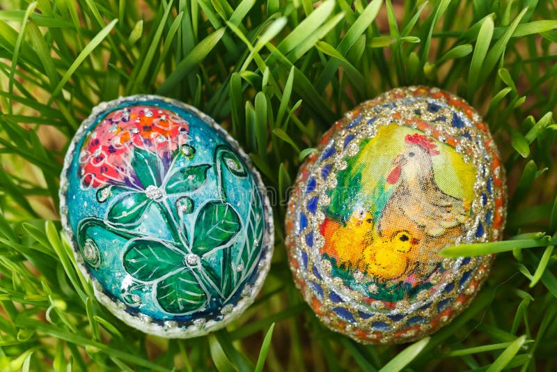 Colorful Painted Easter Eggs Stock Photo Image of april, eggs 29761380