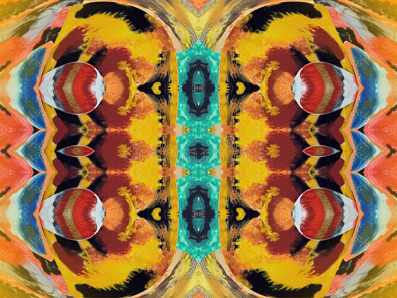 Colorful painted abstract suitable as background. Painted curve stock images, royalty-free photos and pictures