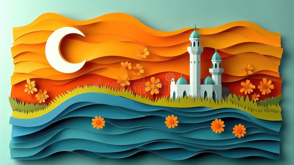 ramadan moon painting