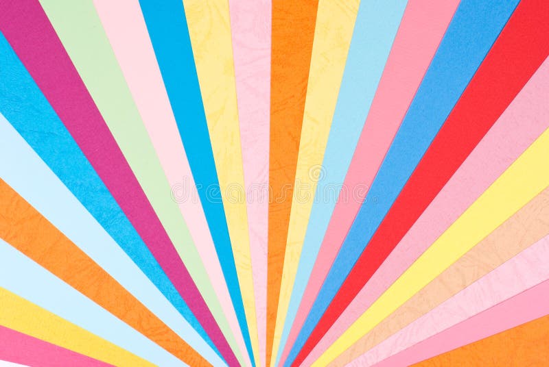 Colorful paper background stock images