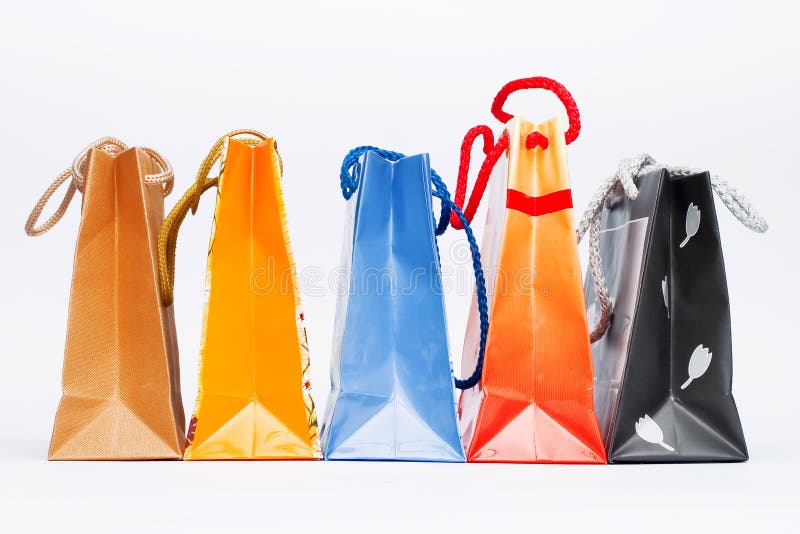 Colorful Paper Bags Picture. Image 4637090