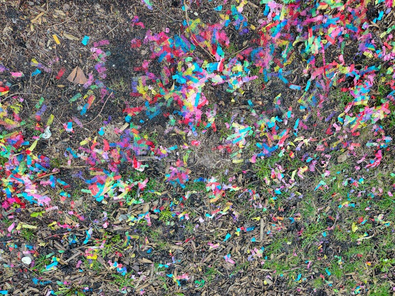 Confetti Trash Grass Stock Photos Free & RoyaltyFree Stock Photos