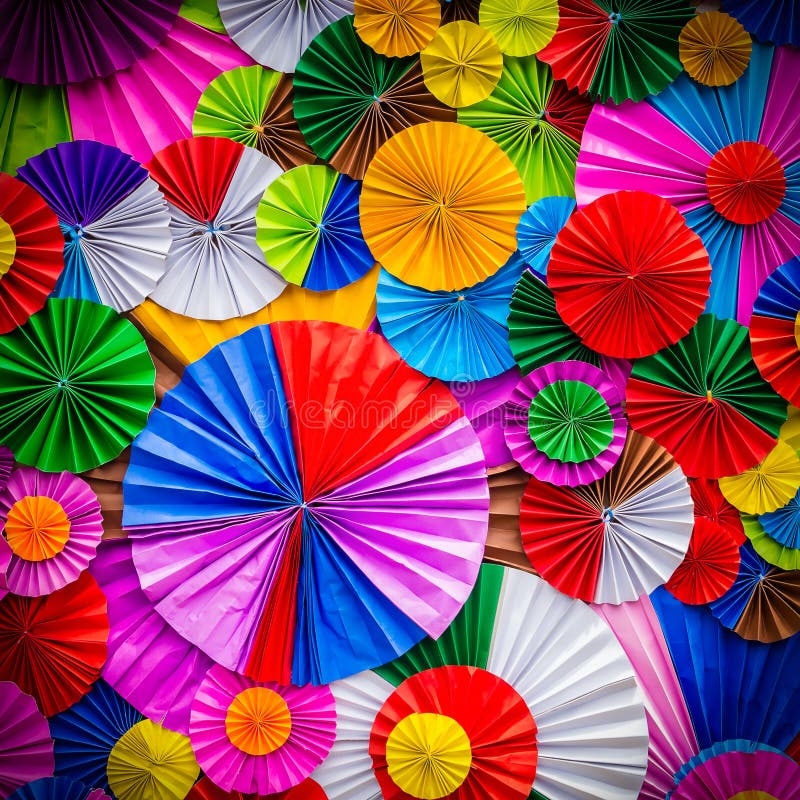 Colorful paper flower stock image. Image of variety, bright 59152263