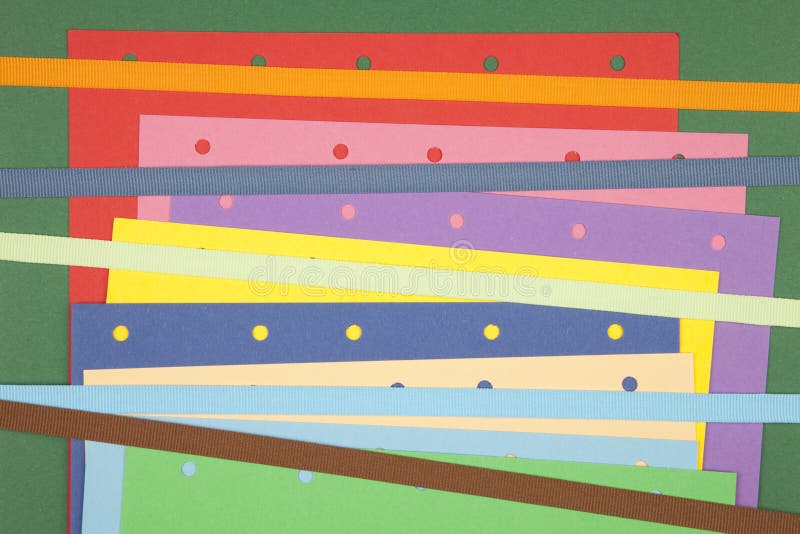 Colorful paper notes stock images