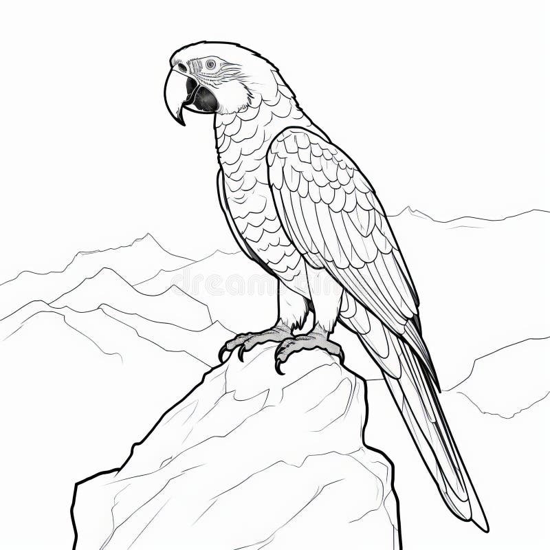 10 Vibrant Parrot Coloring Pages for Creative Fun