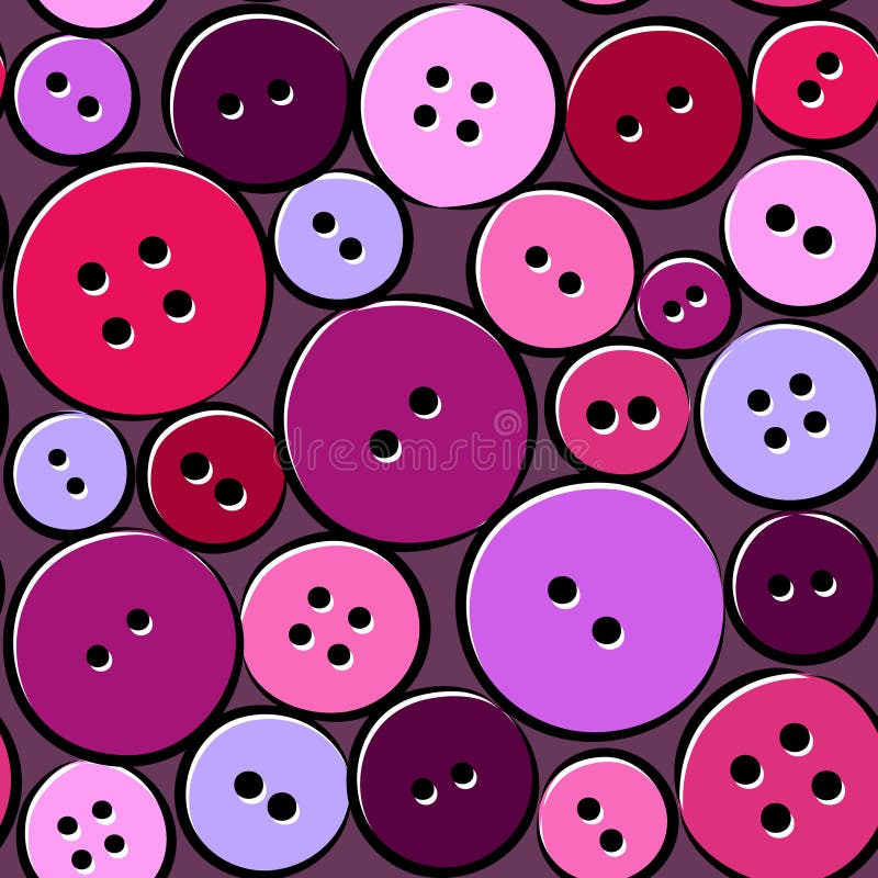 Colorful pattern with abstract buttons. Vector background with abstract buttons for your design