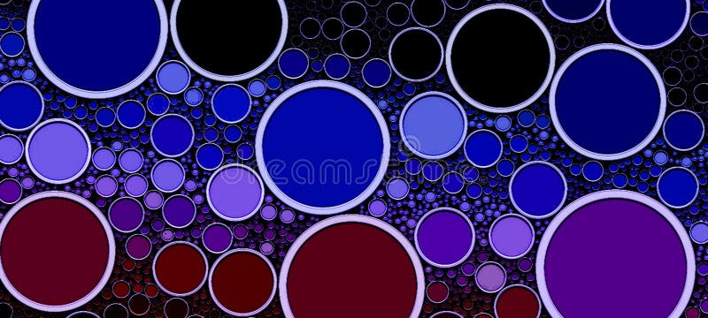 Colorful pattern of multicolored dots on a black background for abstract design royalty free stock image