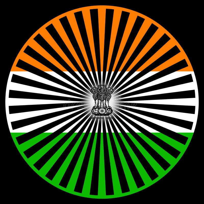 Colorful pattern of optical illusion astigmatism vector illustration