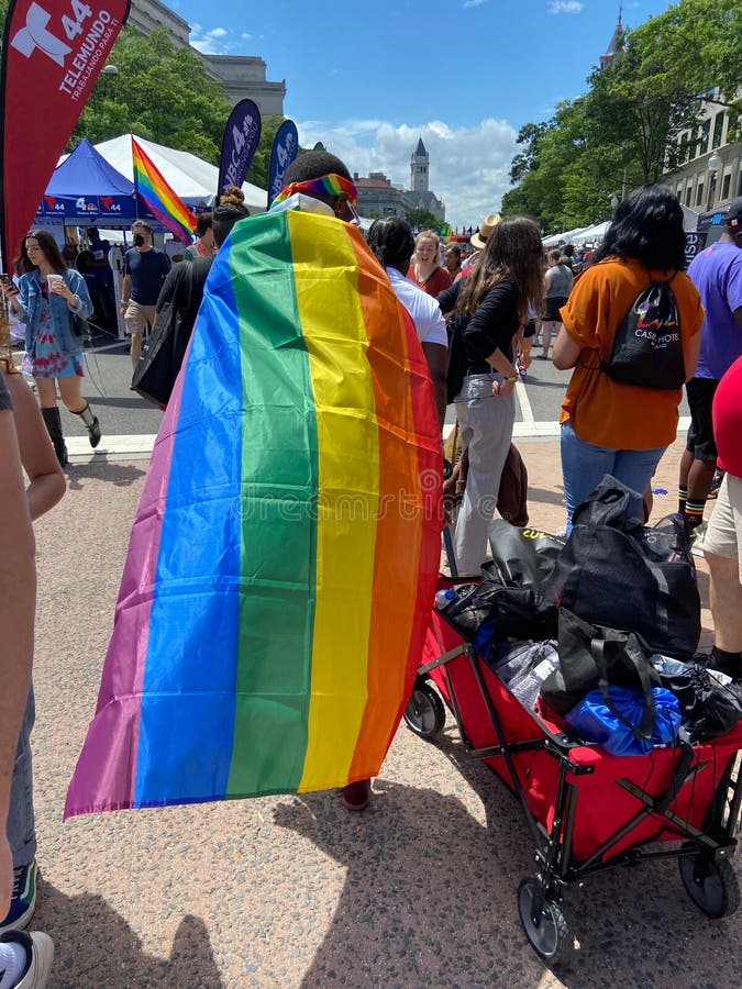 WASHINGTON DC, USA Crowded Capital Pride Festival June 2022